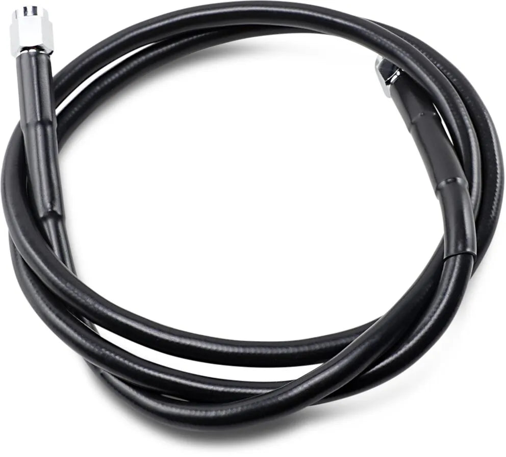 Drag Specialties Uniwersalny Przewód Hamulcowy 44" Czarny Winyl