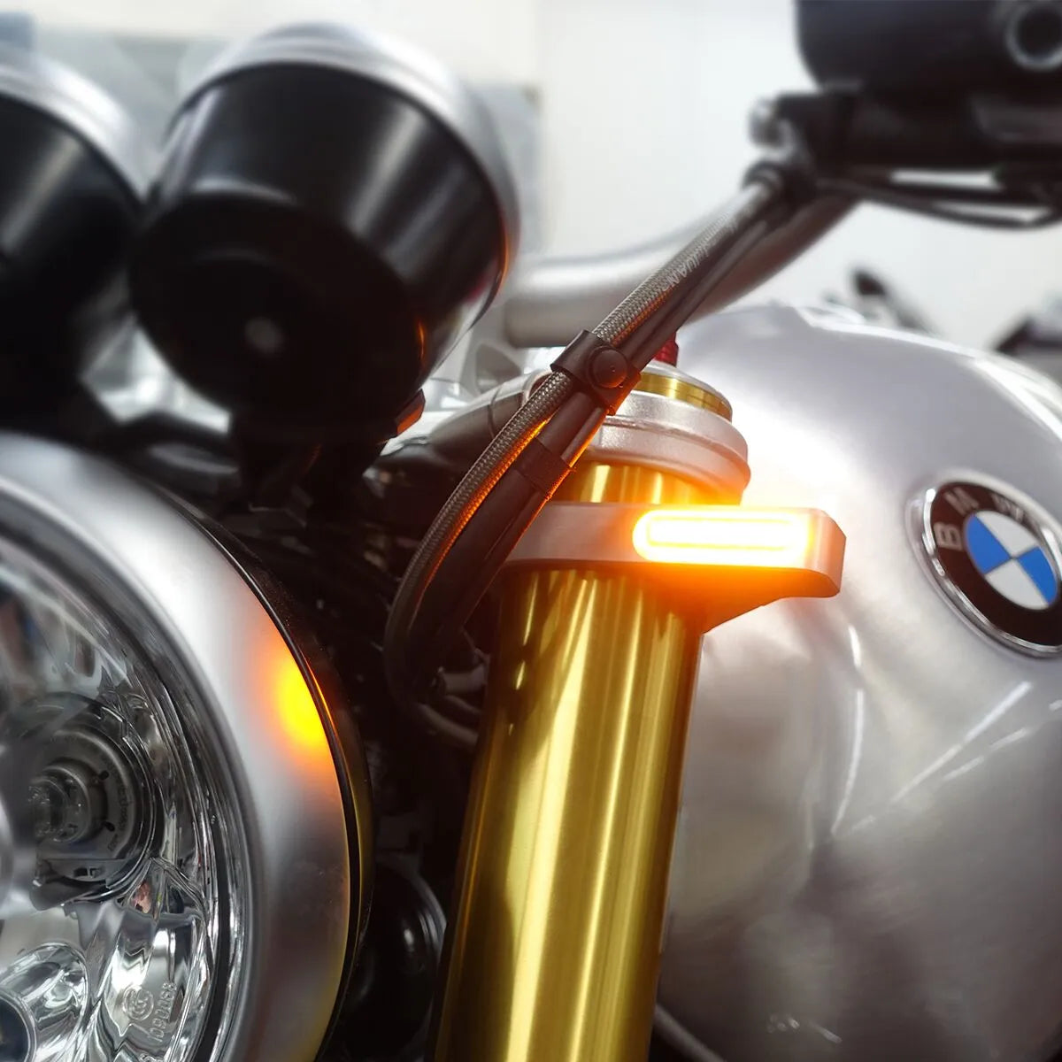 Heinz Bikes Classic Turn Signals - E-Marked - Black - 2 stk - HBZCC-49