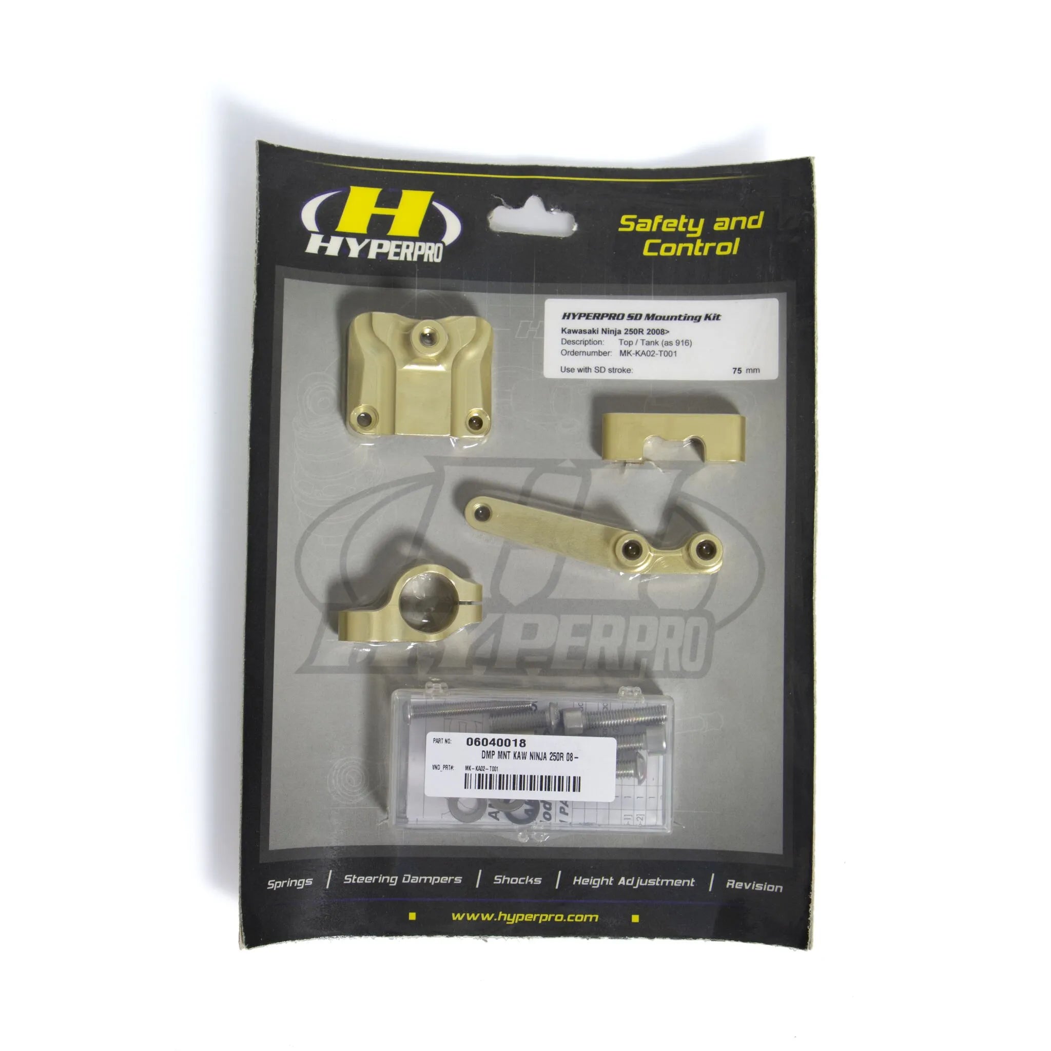 Hyperpro Steering Damper Mounting Kit