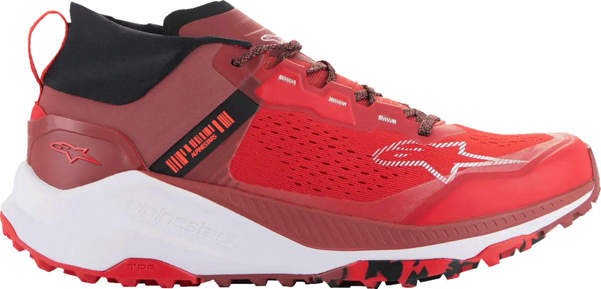 Alpinestars Meta XR V2 Shoes Brown Dark Red White