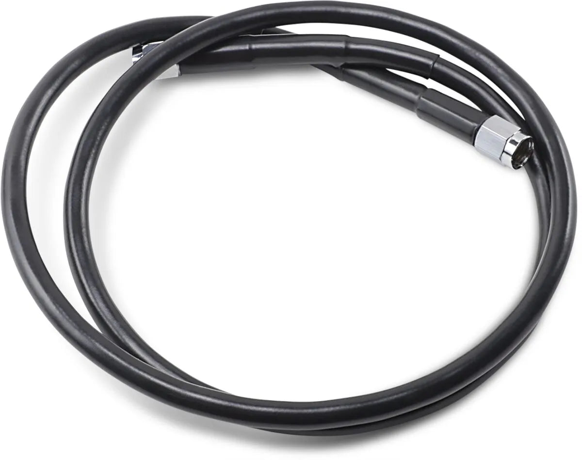 Drag Specialties Uniwersalny Przewód Hamulcowy 40" Czarny Winyl