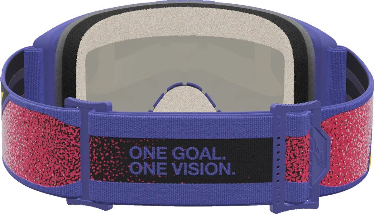 Alpinestars Vision 5 Drag Goggle Red Purple Mirror-Pink