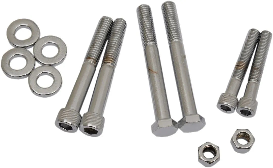 Drag Specialties Knurled Motor Mount Bolt Set for HD Softail