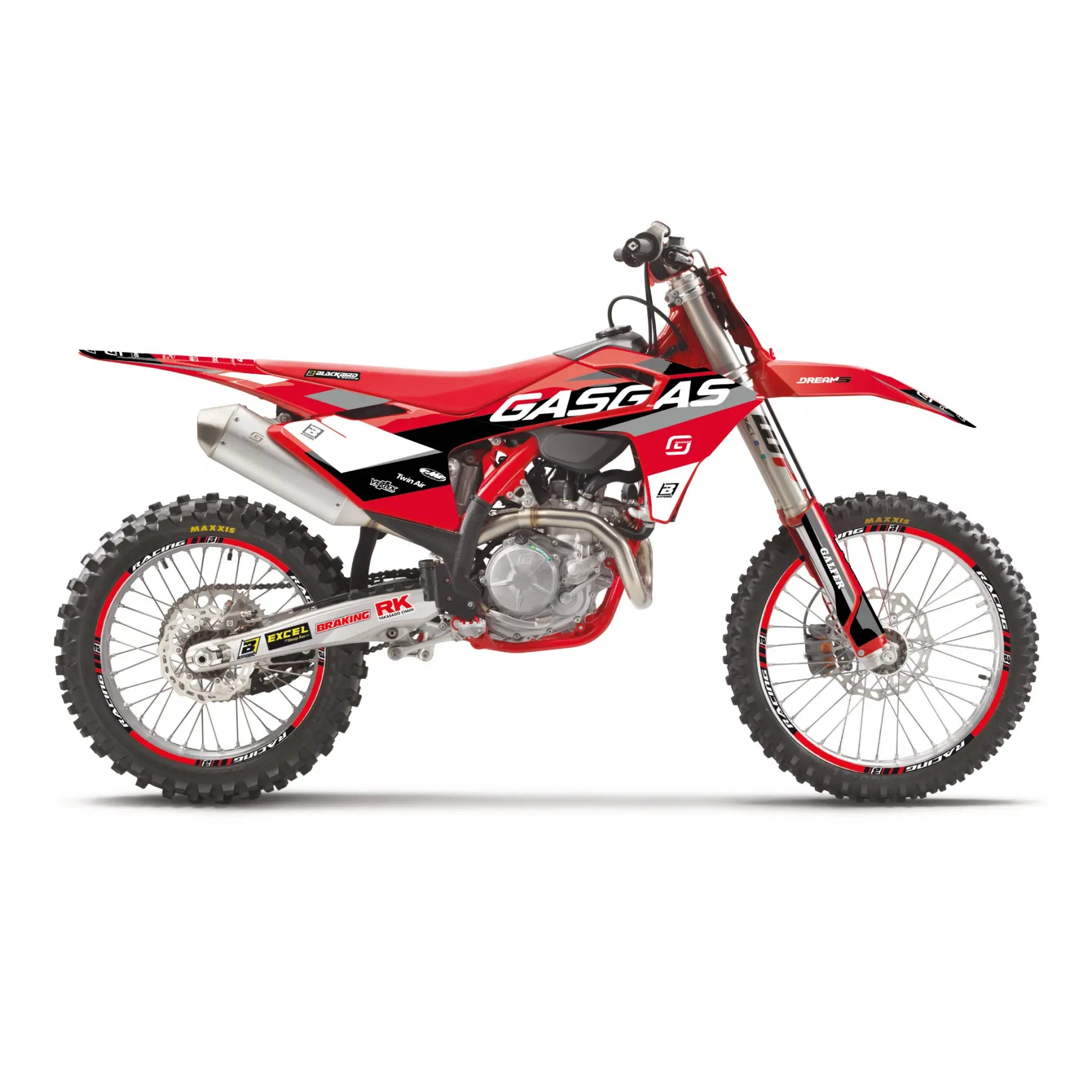 Blackbird Racing Dream 5 Chrome Sticker Kit For Gas Gas