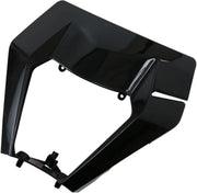 Ufo Headlight Plastic Black Oem