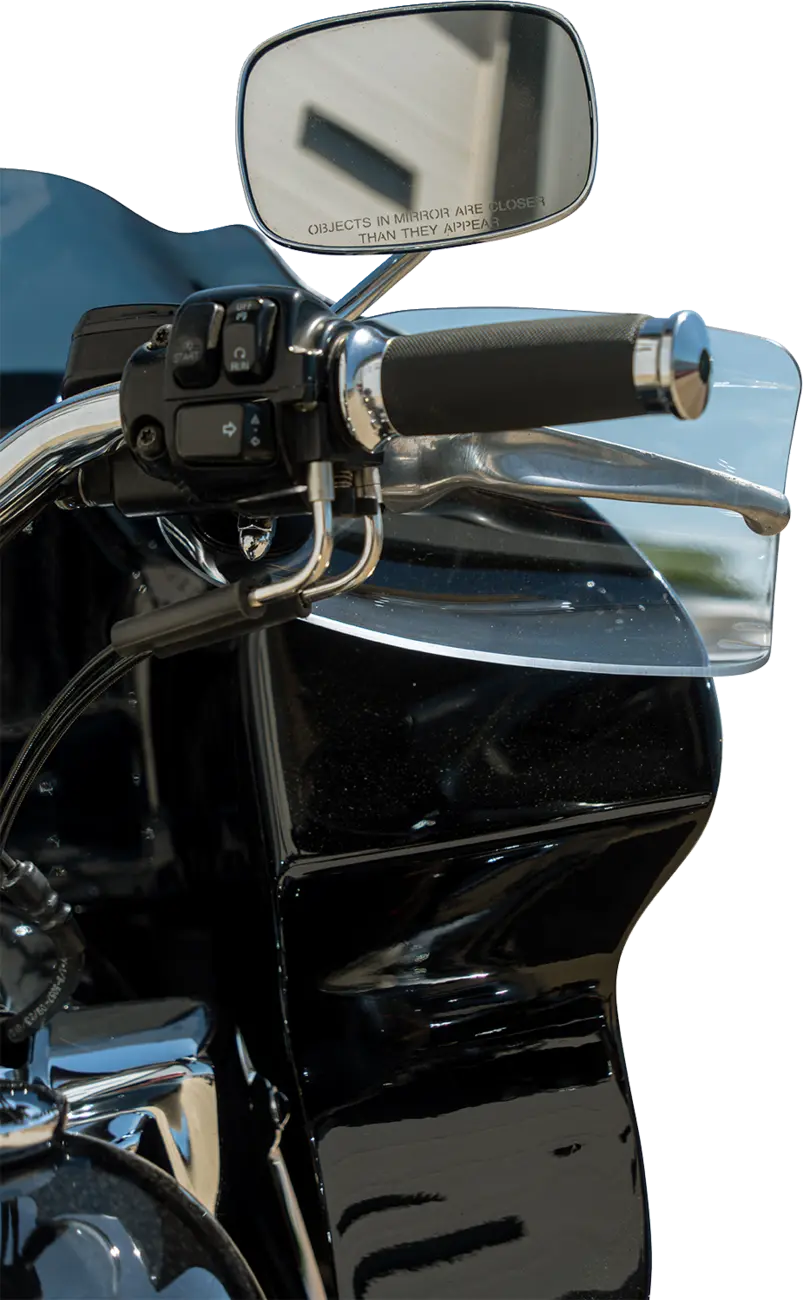 Klock Werks Flare Handguards - 1" - Clear - KWS-01-0121-HC