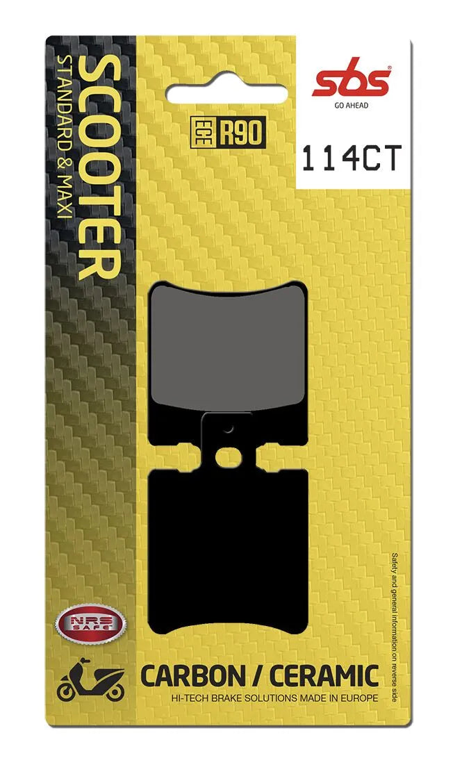 Sbs Ct Scooter Carbon Tech Organic Klocki Hamulcowe - Przód