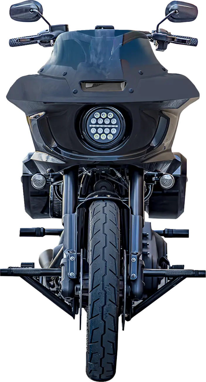 Burly Brand M8 Front Brawler Kit - Black - B10-3018B