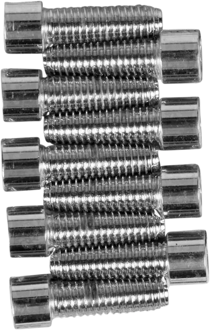 Drag Specialties Smooth Socket Kicker Cover Bolt Set for Harley