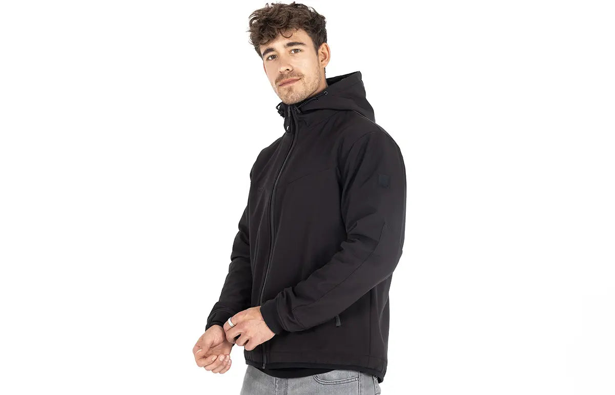 John Doe XTM V3 Softshell Rip Stop Hoodie Black