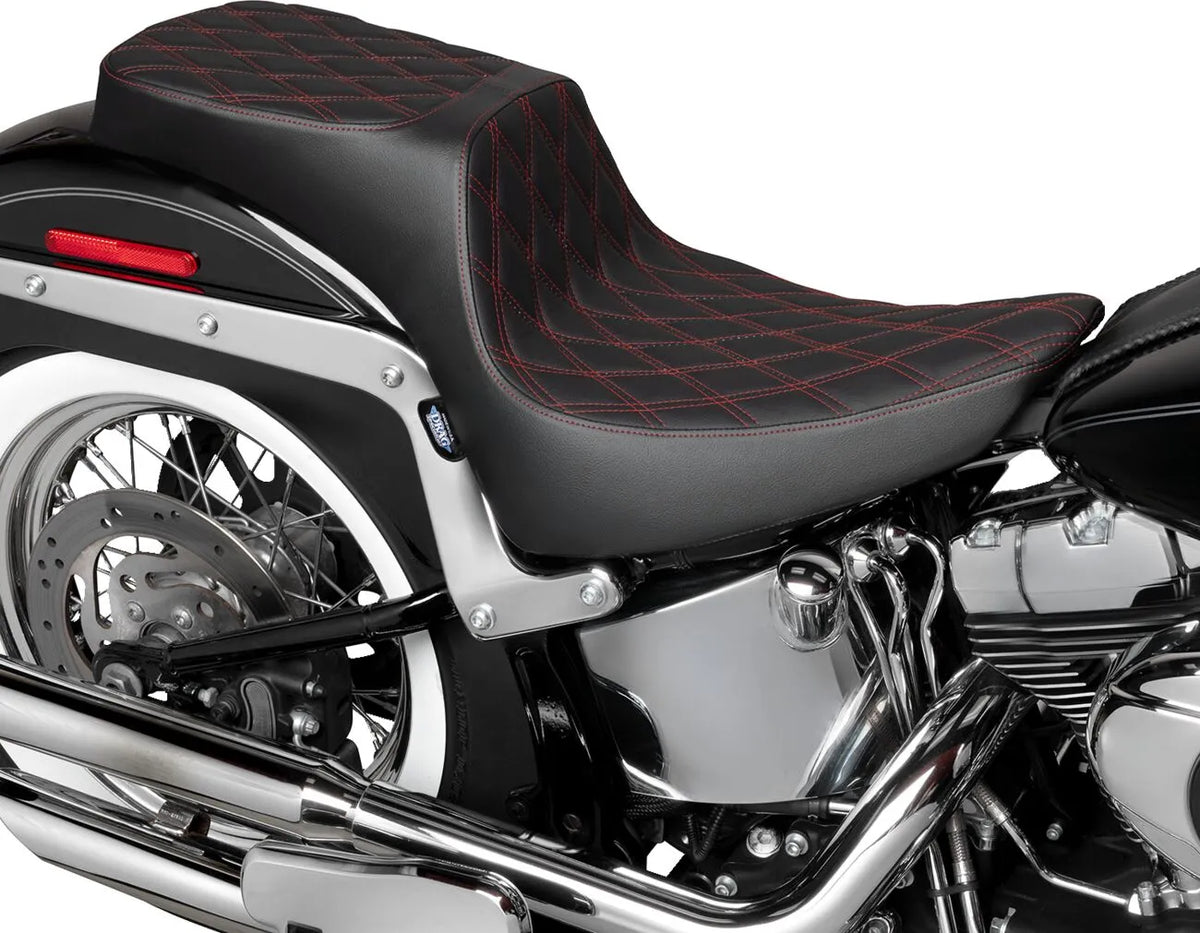 Drag Specialties Predator 2-up Seat - For Harley Davidson