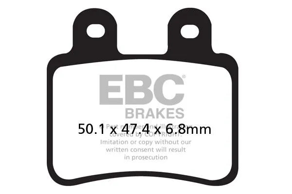 Ebc Sfa-hh Series Spiekane Klocki Hamulcowe Do Skuterów - Przód I Tył