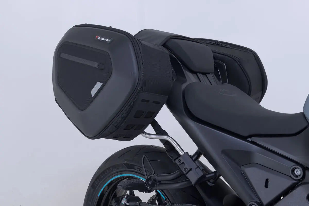 Sw-Motech PRO BLAZE H Saddlebag Set Black High Exhaust