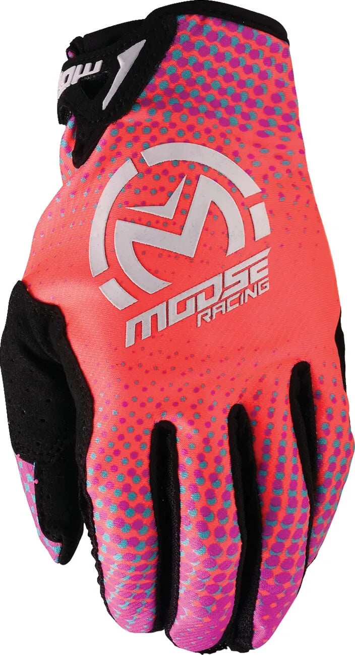 Moose Offroad Soft-Goods SX1 Gloves Pink/Purple/Teal