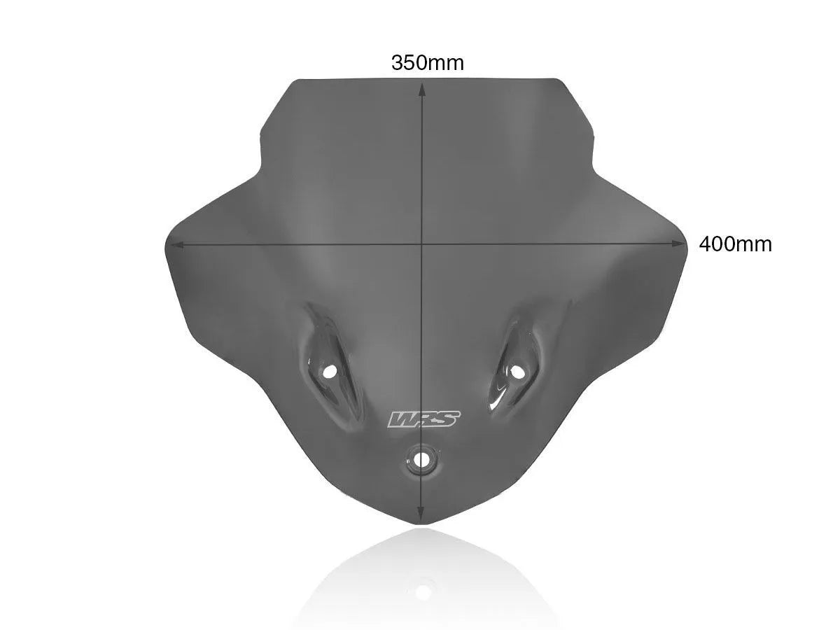 WRS Touring Windscreen - 35cm - Dark Smoke - BM067FS