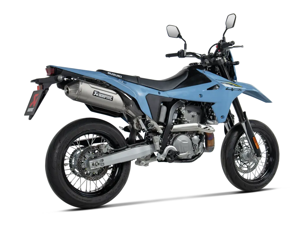 Akrapovic Slip-On Titanium Street Muffler for Suzuki DR-Z400S/SM
