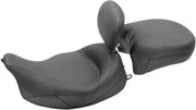 Mustang Vintage Super Solo Seat W/ Backrest - For Harley Davidson