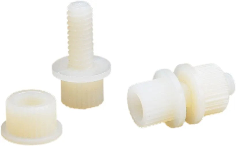 Parts Unlimited Nylon License Plate Fasteners - 100 Pack