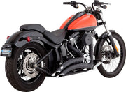 Vance & Hines Big Radius Układ Wydechowy - 2-w-2 Czarny