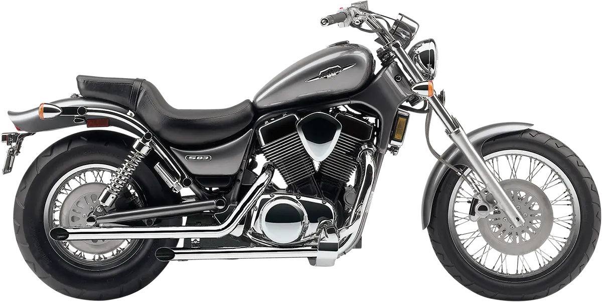 Cobra Drag Pipes Exhaust System Chrome 2-into-2