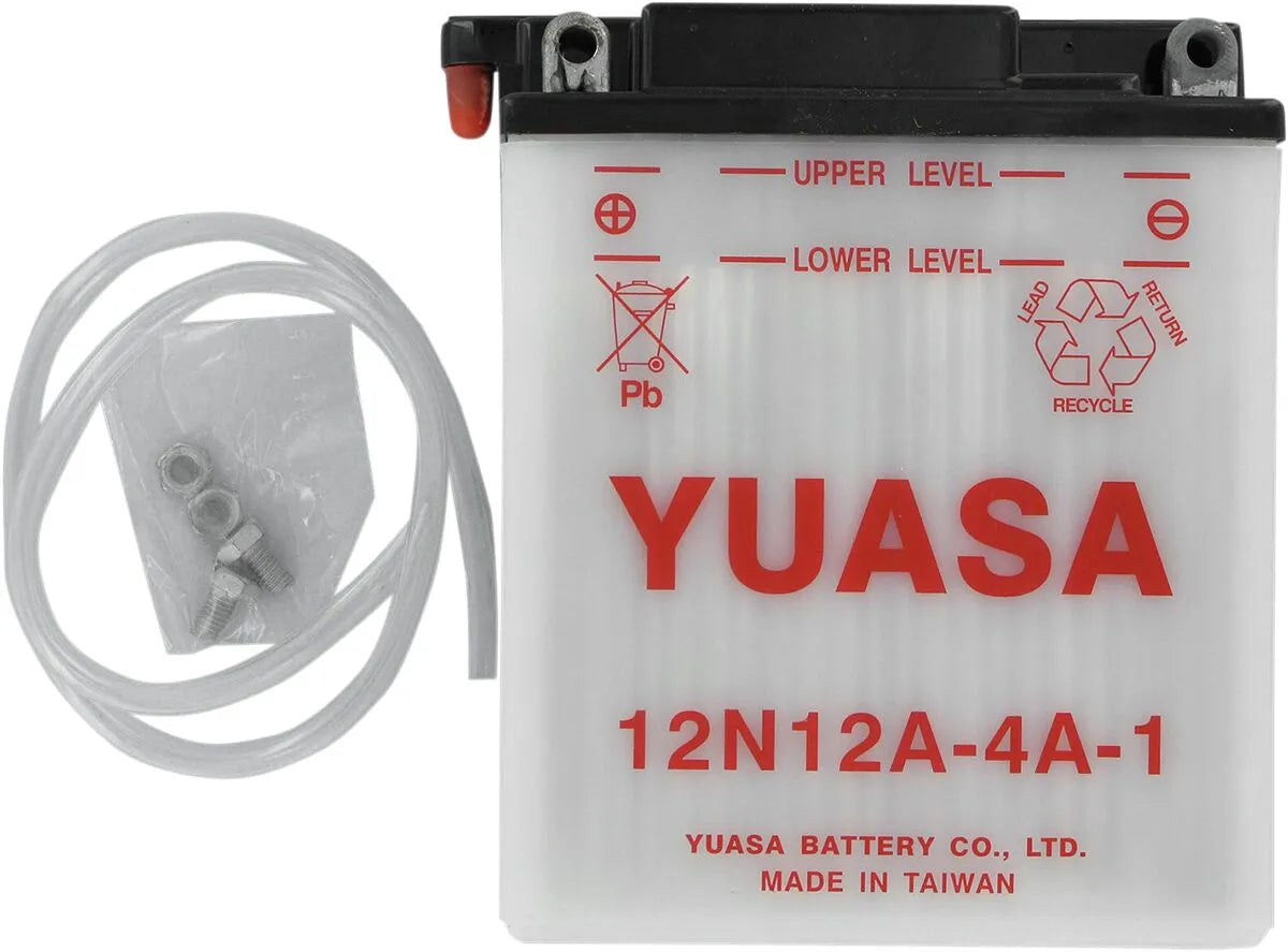 Yuasa 12N12A-4A-1 Conventional Dry Battery for Honda Yamaha