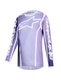 Alpinestars Stella Fluid Apex Women's Off-road Jersey - Purple/White