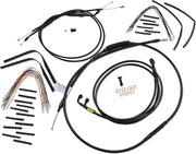 Burly Brand Ape Hanger Cable/Line Kit for 12" Handlebars