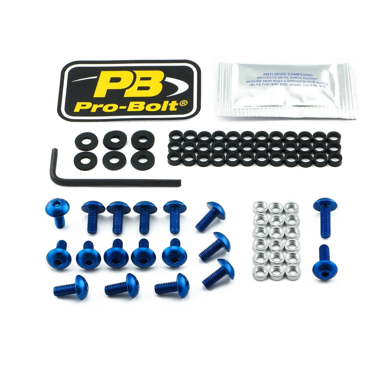 Pro Bolt Aluminium Fairing Bolt Kit For Ktm