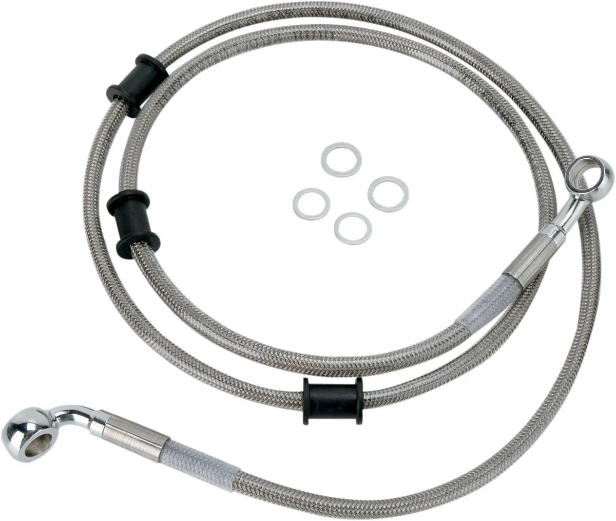 Drag Specialties Zestaw Przewodu Hamulcowego Ze Stali Nierdzewnej Przedni Górny 42"