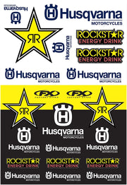 Factory Effex Husqvarna Racing Decal Sticker Sheet