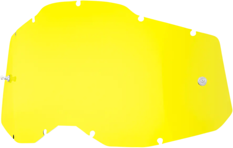 100% Accuri 2 Racecraft 2 Strata 2 Goggle Lens Yellow