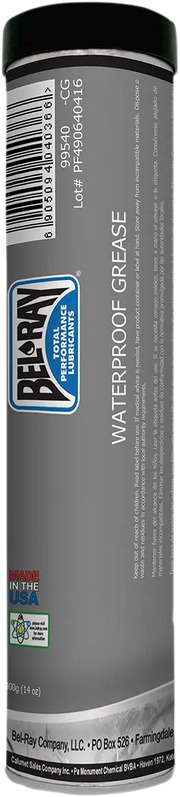 Bel-Ray Waterproof Grease Cartridge 397 g (14 oz.)