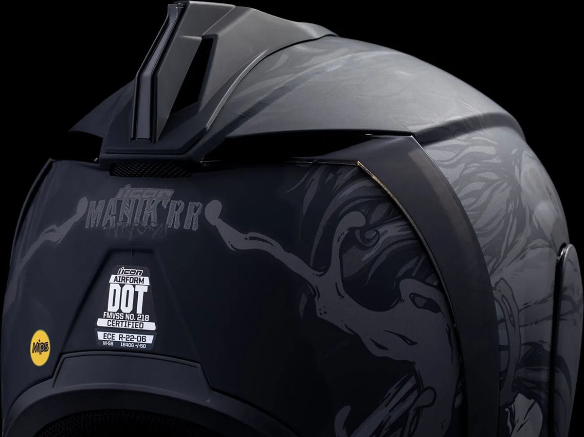 Icon Airform Manik'RR Helmet Dark Black