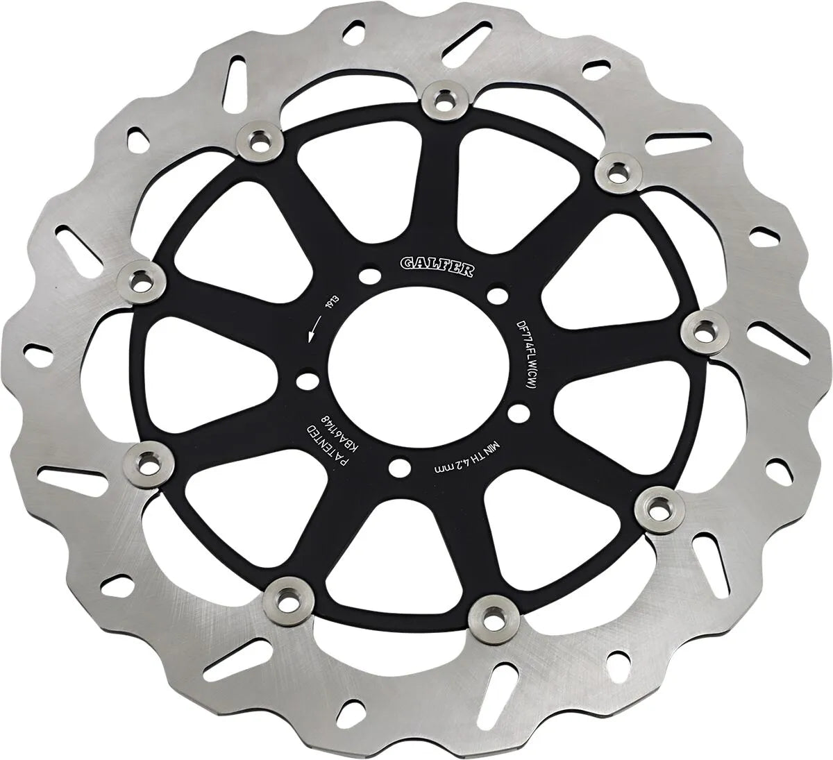 Tarcza Hamulcowa Galfer Do Motocykla - 330mm Pływająca Stal Nierdzewna