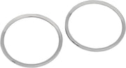 Drag Specialties Chrome Speaker Bezels
