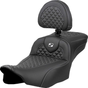 Saddlemen Dragon Scale Roadsofa Seat - For Harley Davidson