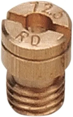 EBC a-Bax Precision Slotted Main Jet Gold 125 for Keihin KJ