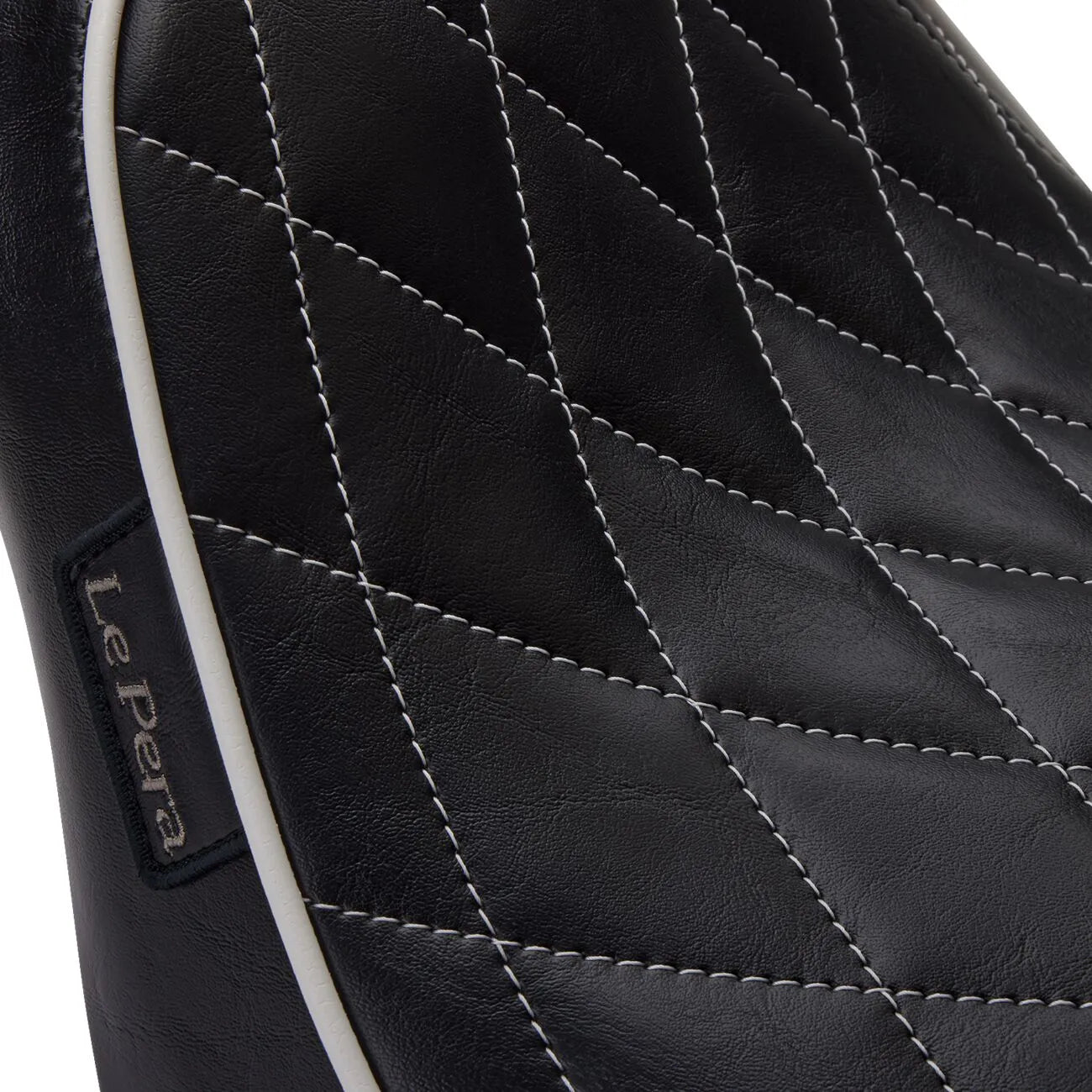 Le Pera Bare Bones Solo Seat - Black - For Harley Davidson