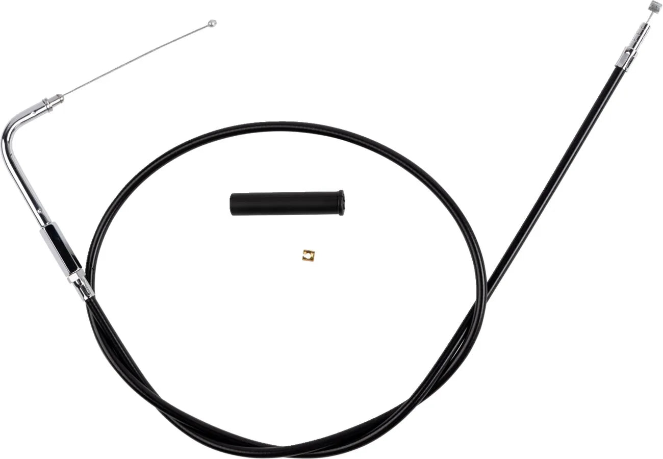 Drag Specialties Black Vinyl Idle Cable