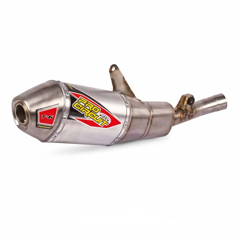 Pro Circuit T-6 Stal Nierdzewna Tłumik Końcowy Slip-On