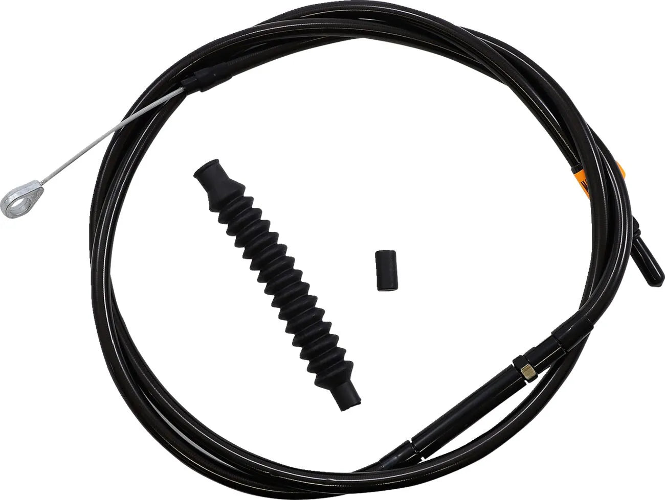 La Choppers Midnight Braided Clutch Cable for Ape Hanger