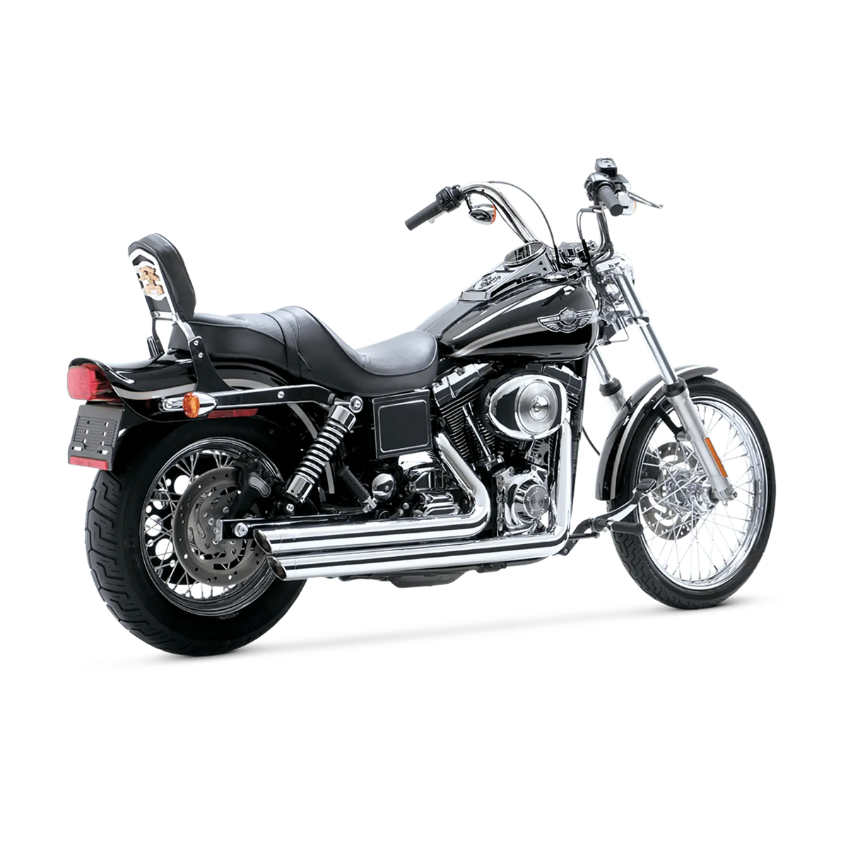 Vance & Hines Big Shots Staggered Exhaust System Chrome