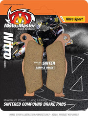 Klocki hamulcowe Moto-master Nitro Sport - Metal spiekany - Przód i Tył