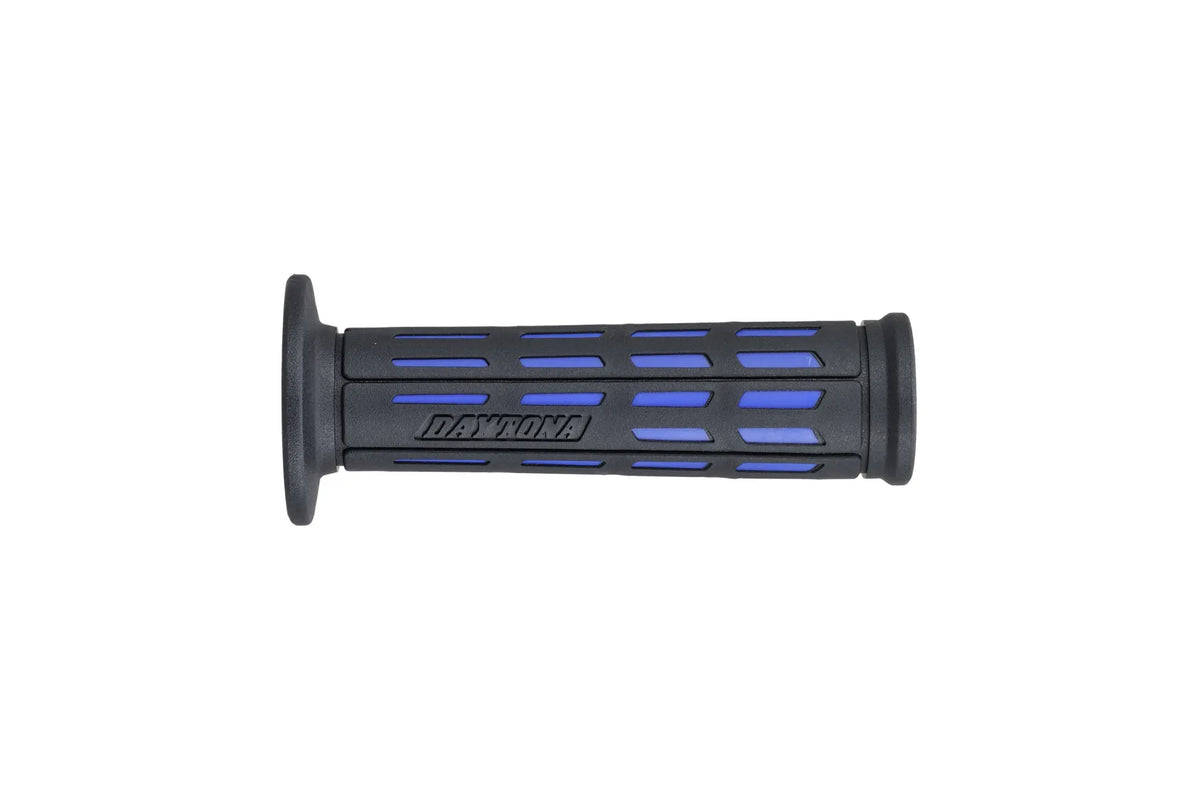 Daytona Grippy Grip GGD-Tapered-SP Grips - 7/8" - Black/Blue - 25164