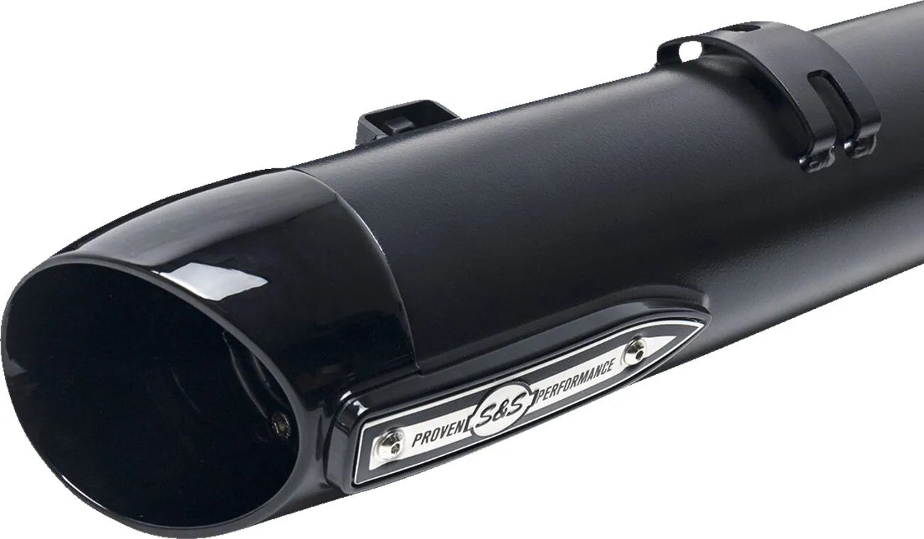 S&S Cycle 4" Broadhead Slip-on Tłumiki - Czarny