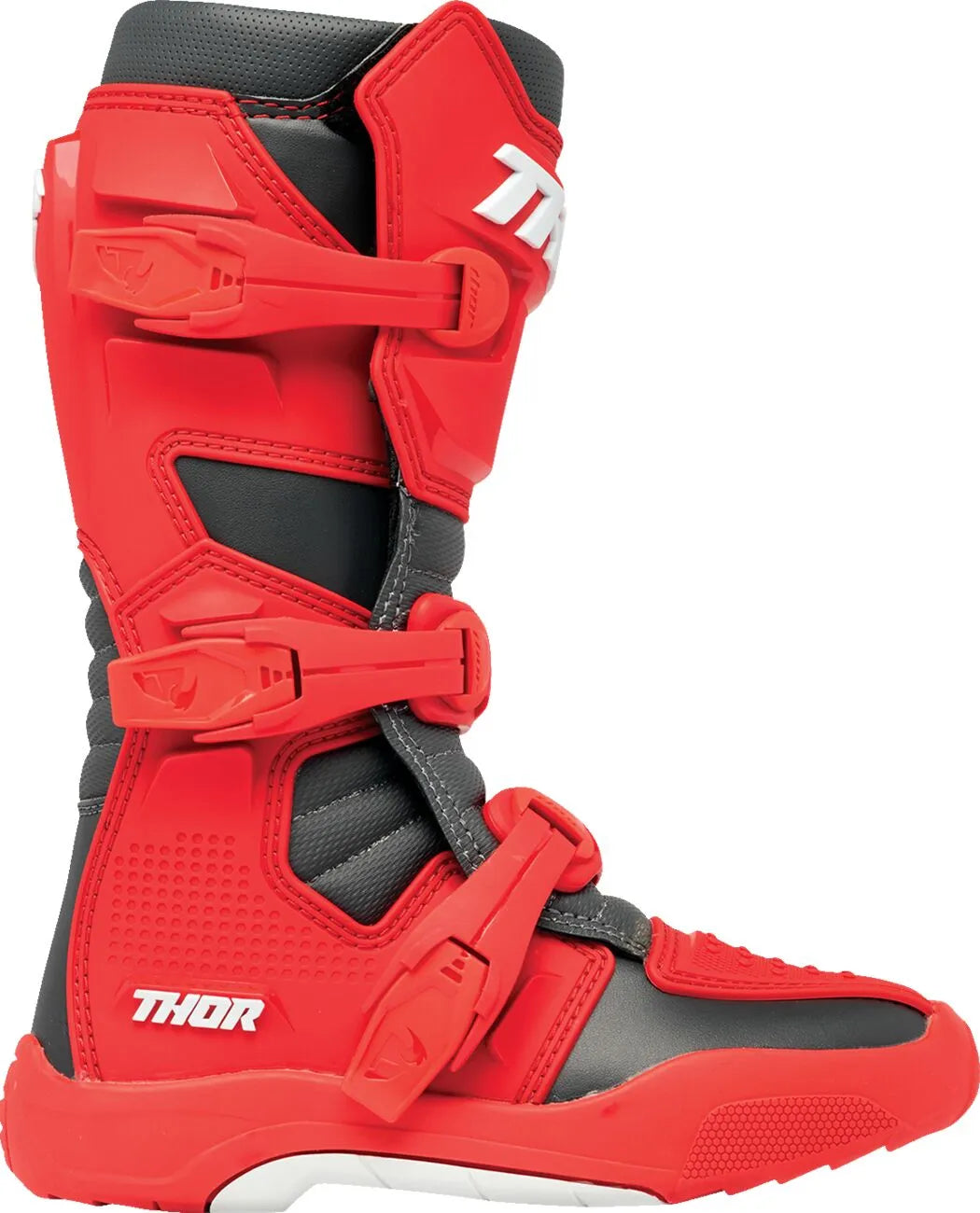 Thor Youth Blitz XR Boots Red/Charcoal