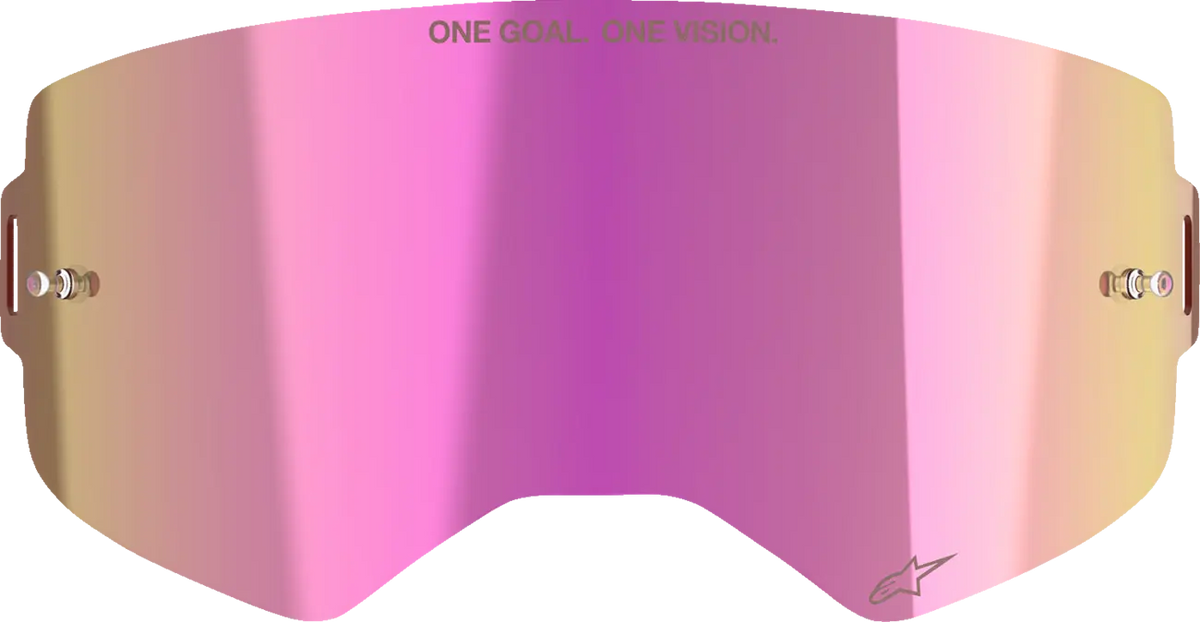 Alpinestars Supertech Goggle Lens Mirror Pink for Supertech