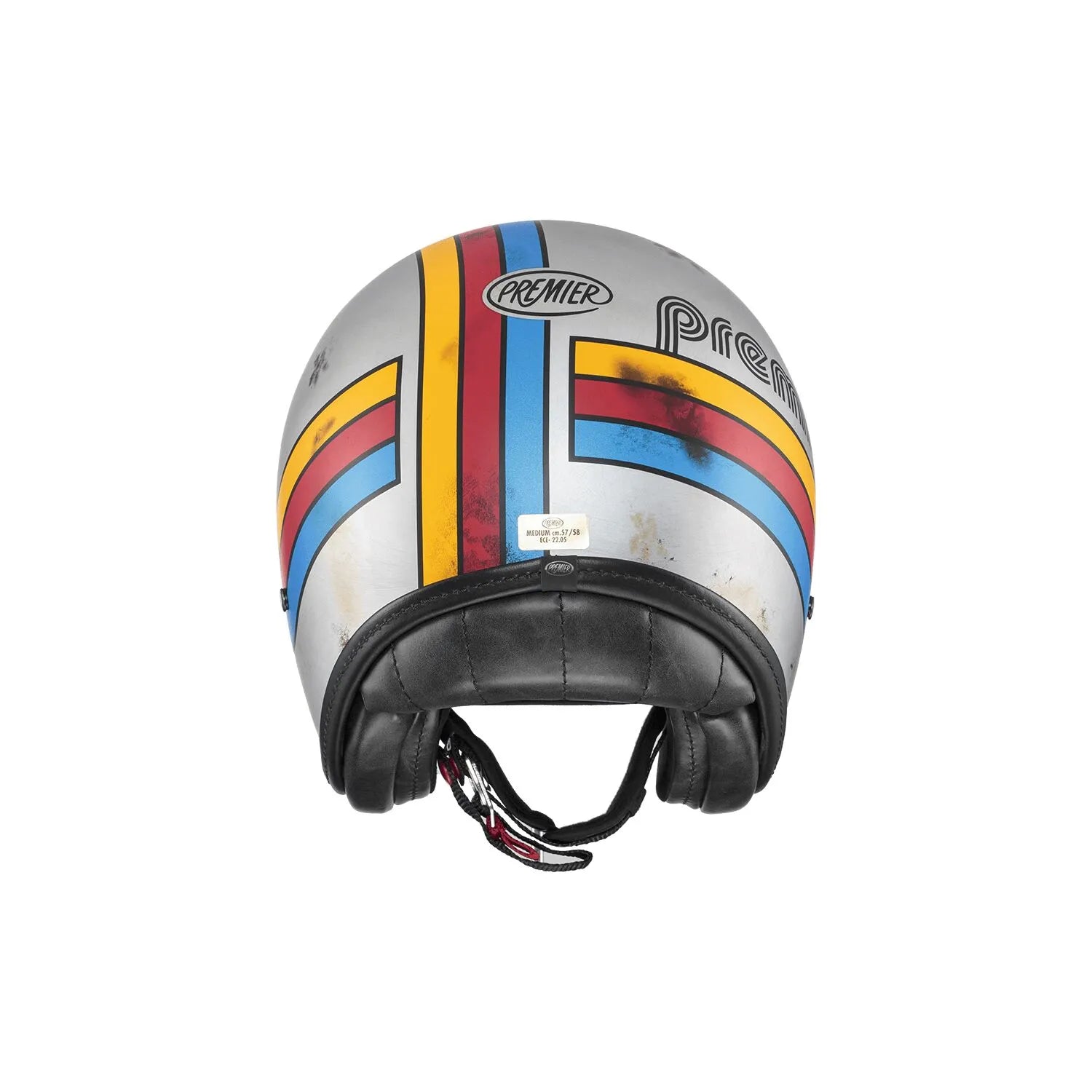 Premier Helmets Vintage Platinum Edition Open Face Helmet