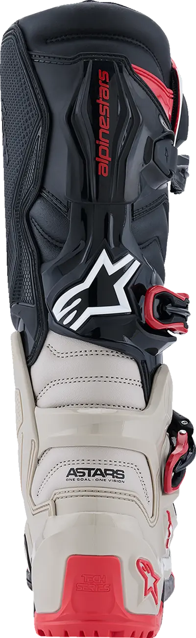 Alpinestars Tech 7 Enduro Boots Black Light Gray Bright Red
