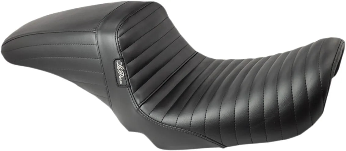 Le Pera Kickflip Seat - Black Vinyl - For Harley Davidson